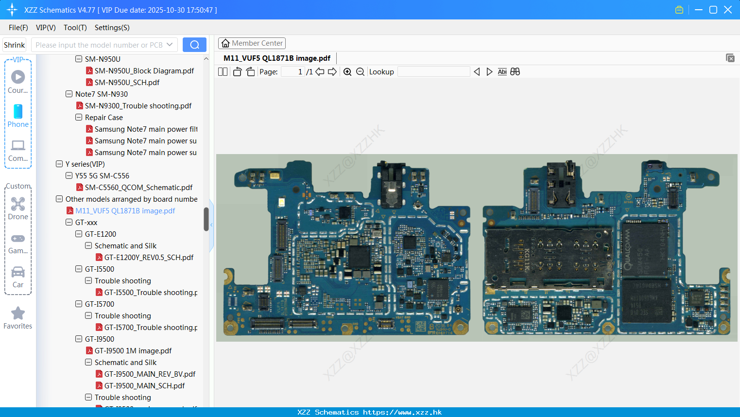 Samsung M11_VUF5 QL1871B Image